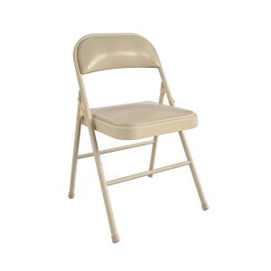 Cosco Antique Linen Vinyl Folding Chair