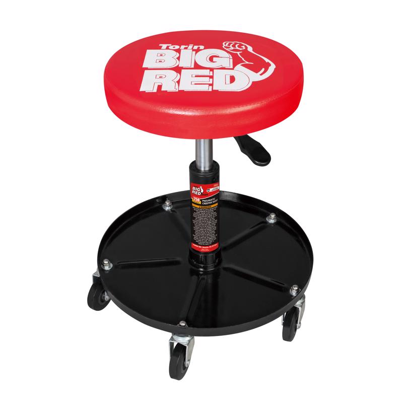 Torin Big Red 4.5 in. H Adjustable Pneumatic Creeper Seat With Tray ...