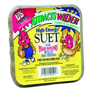 C&S Products Assorted Species Beef Suet Wild Bird Food 11.75 oz