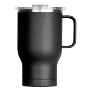 Orca Traveler 24 oz Black BPA Free Insulated Mug