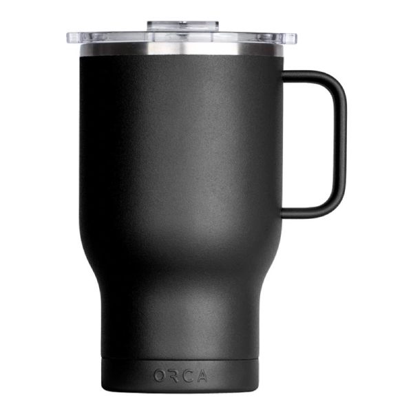 Orca Traveler 24 oz Black BPA Free Insulated Mug