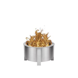 Breeo X Series 24 27 in. W Stainless Steel Round Wood Fire Pit