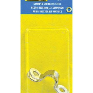 Seachoice Stainless Steel 1-5/8 in. L X 3/8 in. W Eye Straps 2 pk