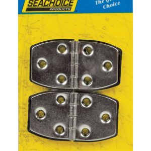 Seachoice Polished Stainless Steel 2-7/8 in. L X 1-1/2 in. W Utility Hinges 2 pk