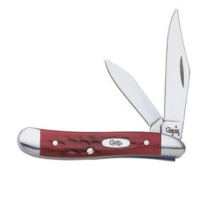 Case Peanut Red Stainless Steel 2.88 in. Pocket Knife