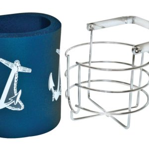 Seachoice Chrome Plated Brass Drink Holder 1 pk