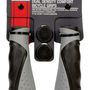 Bell Sports Comfort 750 Rubber Bike Grips Grey/Black