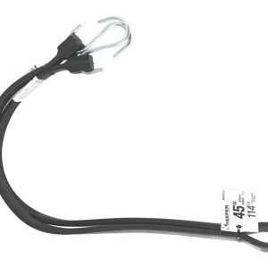 Keeper Black Rubber Tarp Strap 45 in. L 1 pk