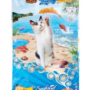 Purina Friskies All Ages Seafood Sensations Dry Cat Food 16 lb