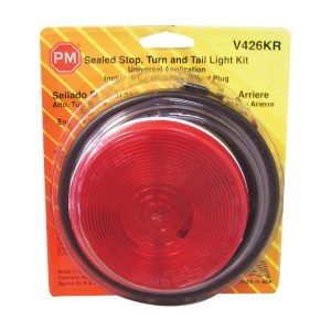 Peterson Red Round Stop/Tail/Turn Light Kit