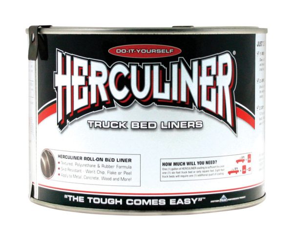 Herculiner Black Truck Bed Coating 1 qt