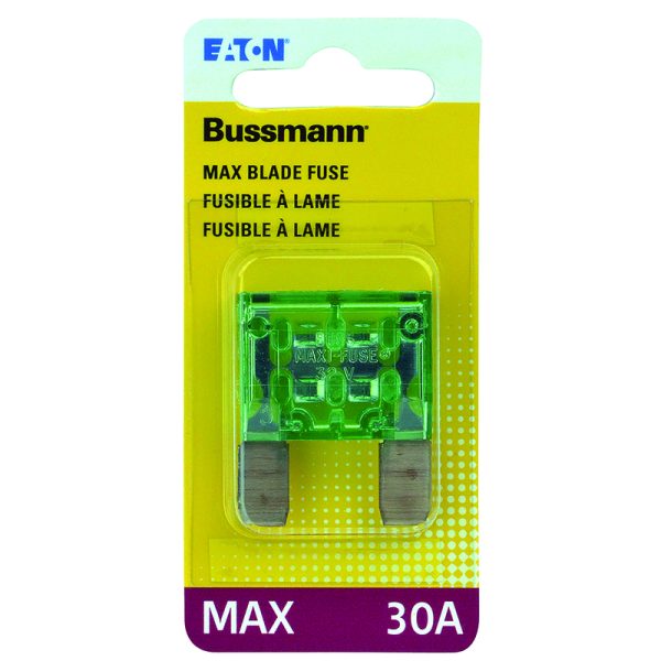 Bussmann 30 amps MAX Green Blade Fuse 1 pk