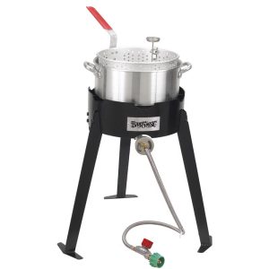 Bayou Classic 41000 BTU Aluminum Deep Fryer 10 qt