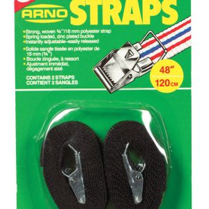 Coghlan's 0.75 in. W X 48 in. L Black Arno Strap 1 lb 2 pk
