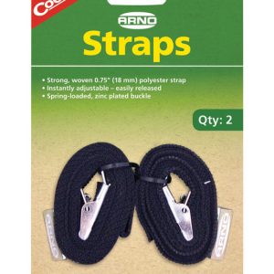 Coghlan's 0.75 in. W X 60 in. L Black Arno Strap 1 lb 2 pk