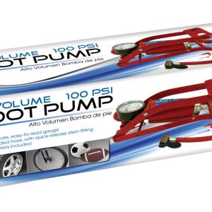Custom Accessories 100 psi Foot Pump For Bicycle Tires
