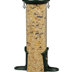 Audubon Wild Bird 2 lb Metal Tube Bird Feeder 4 ports
