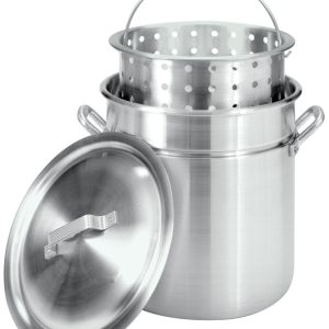 Bayou Classic Aluminum Stockpot 42 qt Silver