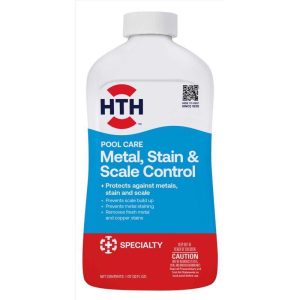 HTH Pool Care Liquid Metal & Stain Control 32 oz