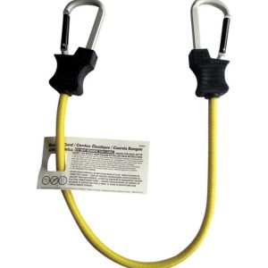 Keeper Black/Yellow Bungee Cord 24 in. L X 0.315 in. 1 pk