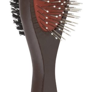 Aloe Care Brown Cat/Dog Brush 1 pk