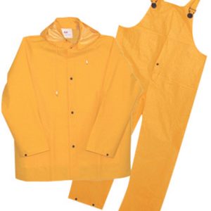 Boss Yellow PVC-Coated Polyester Rain Suit L