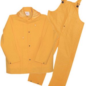 Boss Yellow PVC-Coated Polyester Rain Suit XL