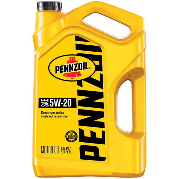 Pennzoil 5W-20 4-Cycle Synthetic Blend Motor Oil 5 qt 1 pk