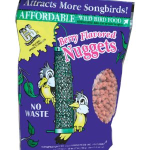 C&S Wild Bird Berry Suet Nuggets 27 oz