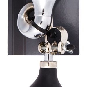 Bell Sports Honker 300 Steel Bugle Horn Silver/Black