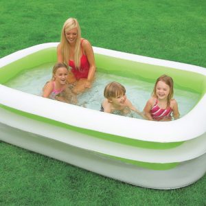 Intex 203 gal Rectangular Plastic Inflatable Pool 22 in. H X 69 in. W X 103 in. L