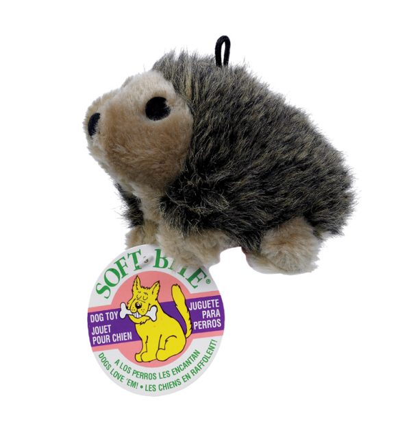 Aspen Pet Multicolored Hedgehog Plush Dog Toy Medium 1 pk
