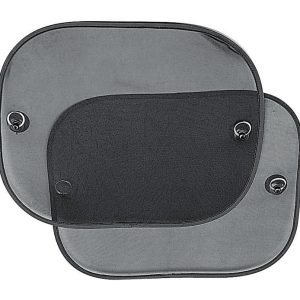 Custom Accessories 14.5 in. L X 17.5 in. W Black Foldable Sun Shade
