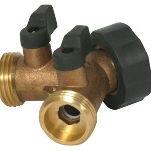 Camco 1 in. Hose X 1 in. Brass Shut-Off Valve