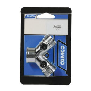 Camco 1 in. Hose X 1 in. Galvanized Malleable Iron 3-Way Valve
