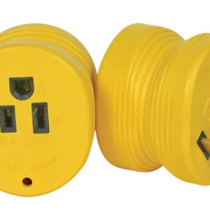 Camco Power Grip 30 amps RV Electrical Adapters 1 pk
