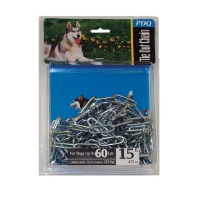 PDQ Dark Gray Steel Dog Tie Out Chain Large