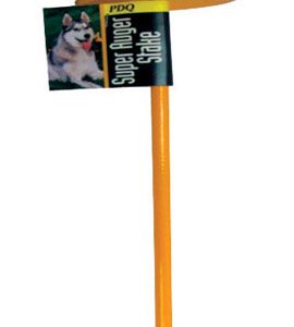 PDQ Boss Pet Yellow Metal Dog Tie Out Stake Large/X-Large