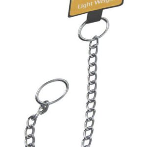 PDQ Silver Lightweight Steel Dog Choke Chain Collar Small/Medium
