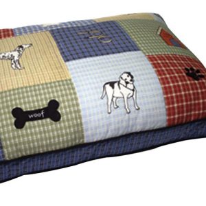 Aspen Pet Multicolored Polyester Pet Bed 6 in. H X 36 in. W X 27 in. L