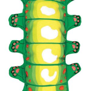 Fat Cat Multicolored Water Bottle Crunchers Canvas Dog Tug Toy Mini 1 pk