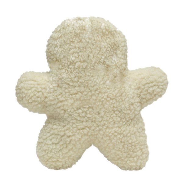 Boss Pet Digger's White Gingerbread Man Plush Dog Toy Large 1 pk