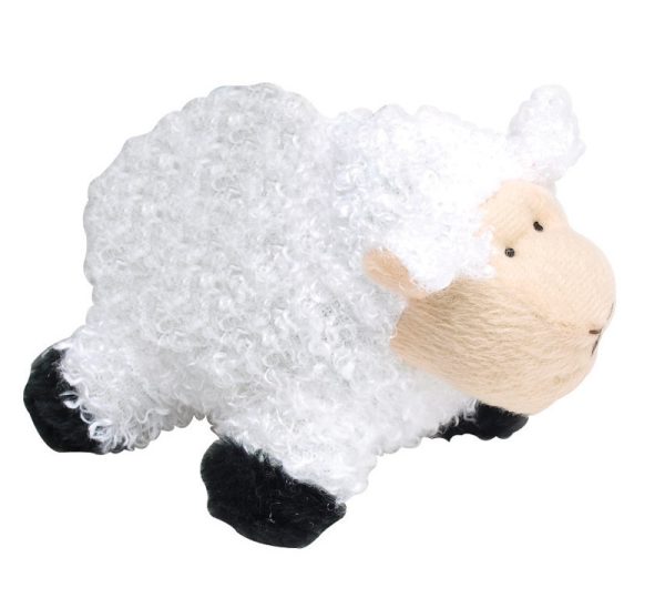 Boss Pet Digger's Multicolored Sheep Plush Dog Toy Large 1 pk