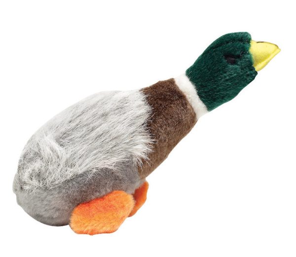 Boss Pet Digger's Multicolored Water Fowl Plush Dog Toy Large 1 pk