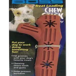 Boss Pet Brown Rubber Chew Stick Dog Toy Small 1 pk
