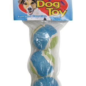 Boss Pet Digger's Multicolored Rubber Mini Tennis Balls Small 3 pk