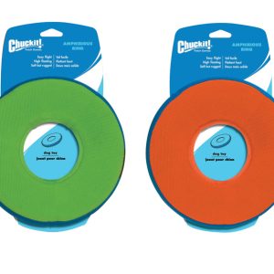 Chuckit! Assorted Amphibious Flying Ring Canvas Flyer Dog Toy Medium 1 pk