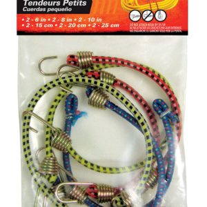 Keeper Assorted Bungee Cord Set assorted in. L X 0.16 in. 1 pk