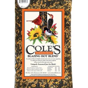 Cole's Blazing Hot Blend Assorted Species Black Oil Sunflower Wild Bird Food 5 lb