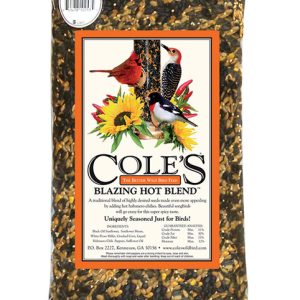 Cole's Blazing Hot Blend Assorted Species Black Oil Sunflower Wild Bird Food 10 lb